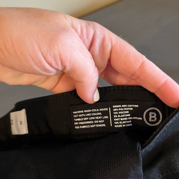 BLANQI Denim Maternity Belly Support Skinny Jeans In Black - Picture 12 of 12